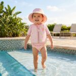 Gorro con protección solar 0-6 meses Tropicool Pink - Imagen 4