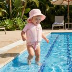 Gorro con protección solar 0-6 meses Tropicool Pink - Imagen 2