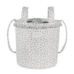 Bolsa Bucket Little Bloom Flor Gris
