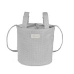 Bolsa Bucket Little Bloom Vichy Gris