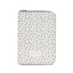 Portadocumentos Little Bloom Flor Gris
