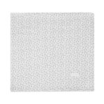 Set de 2 Muselinas de Algodón Little Bloom Flor Gris (70x70 cm) - Imagen 3