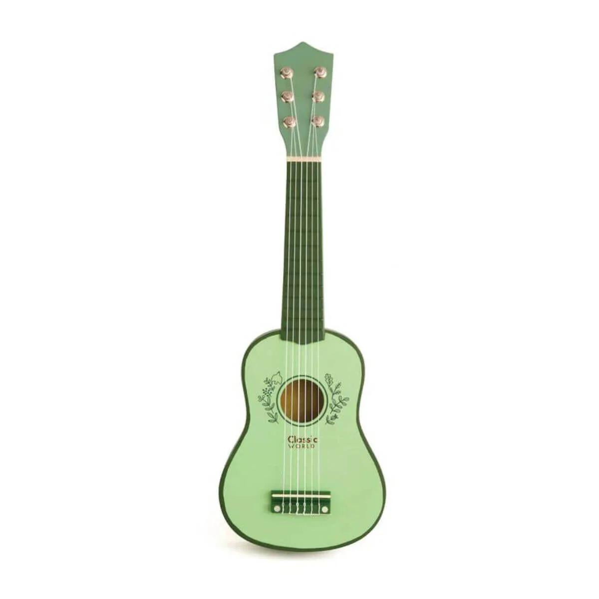 imgi_37_18 Guitarra Vintage de Madera Verde Classic World - Imagen 1