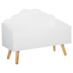 Cajón para juguetes blanco nube