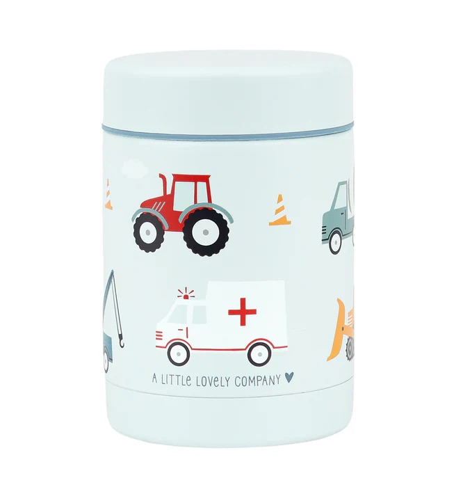 imgi_100_SSFJVE03-LR-3-Insulated-stainless-steel-food-jar-Vehicles Termo para Sólidos de Acero Inoxidable Vehículos - A Little Lovely Company - Imagen 1