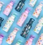 Botella Infantil de Acero Inoxidable Corazones - A Little Lovely Company - Imagen 3