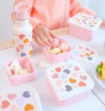 Botella Infantil de Acero Inoxidable Corazones - A Little Lovely Company - Imagen 5