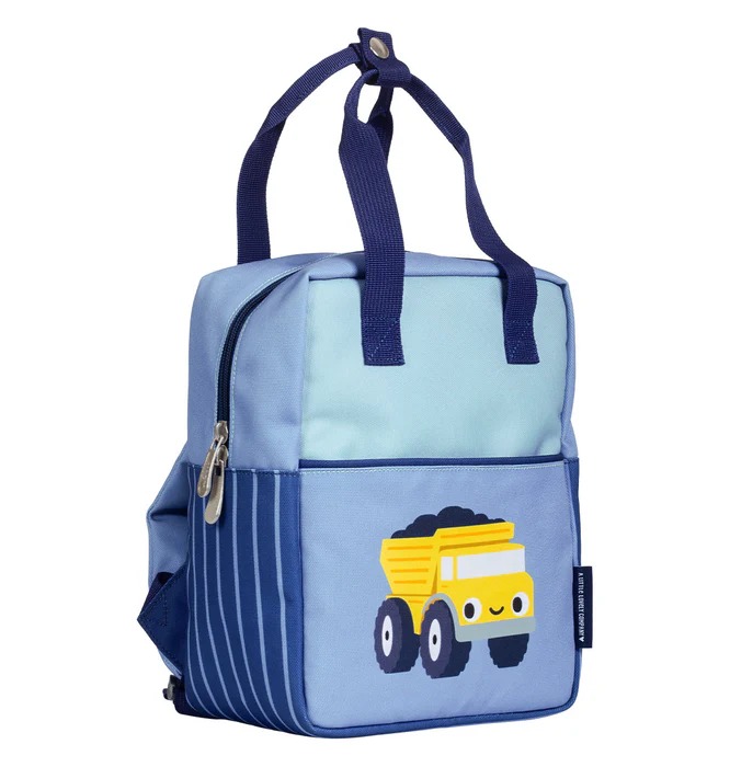 imgi_95_BPDTBU96-LR-2-Little-square-backpack-Dump-truck_d503344b-7c30-4549-be56-0cbeb52776bf Mochila Infantil Pequeña Camión - A Little Lovely Company - Imagen 1