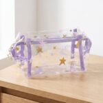 Neceser infantil rectangular con glitter Estrellas