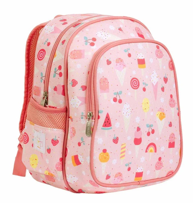 imgi_133_bpicpi67-lr-2-backpack-ice-cream Mochila infantil con bolsillo térmico helados - A Little Lovely Company - Imagen 1