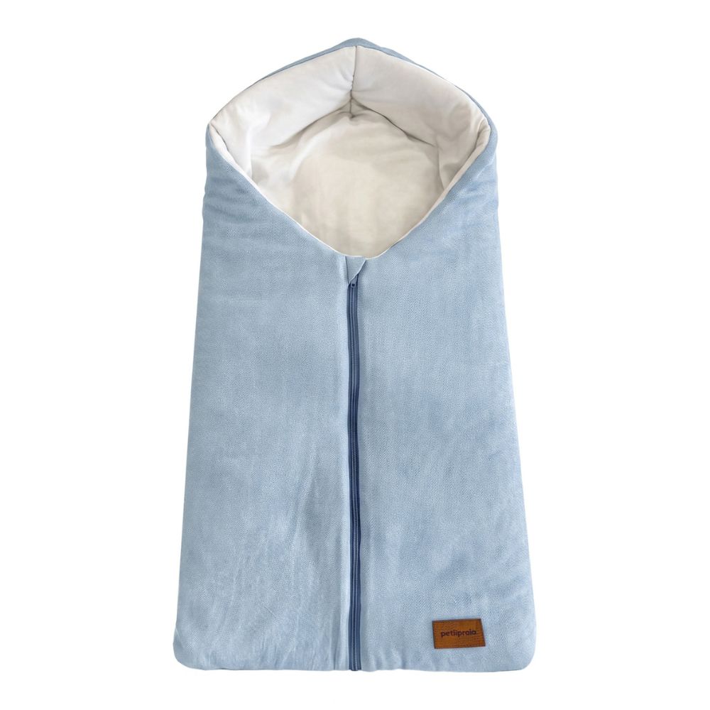 Diseño sin título (47) Saco para capazo Mimo twill denim - Imagen 1