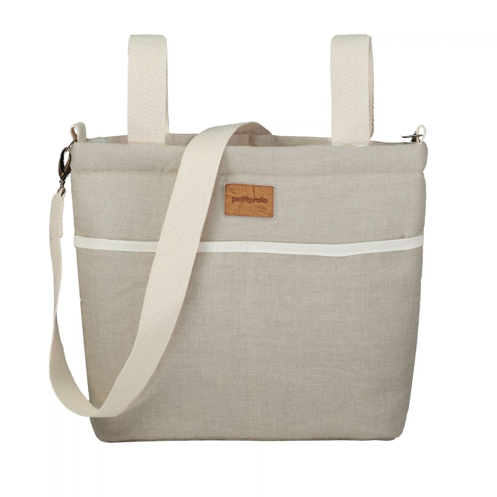 Diseño sin título (61) Bolso Park lino beige - Imagen 1