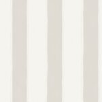 Papel pintado infantil rayas anchas gris topo